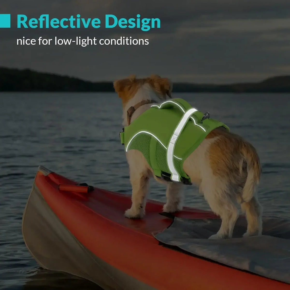 Bxx Durable Dog Life Jacket Featuring Ergonomic Handle For Swimming