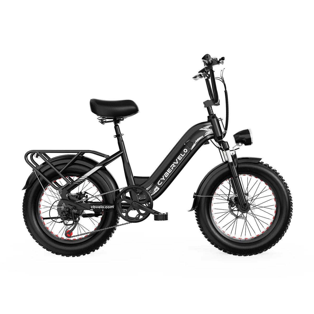 Cybervelo Electric Bike Step Through Commuter With Long Range Battery