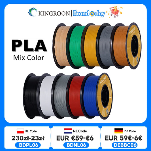 KINGROON Standard PLA Filament For Reliable 3D Printing
