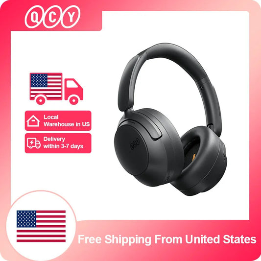 QCY H3S Wireless Headphones With Adaptive ANC And Spatial Sound