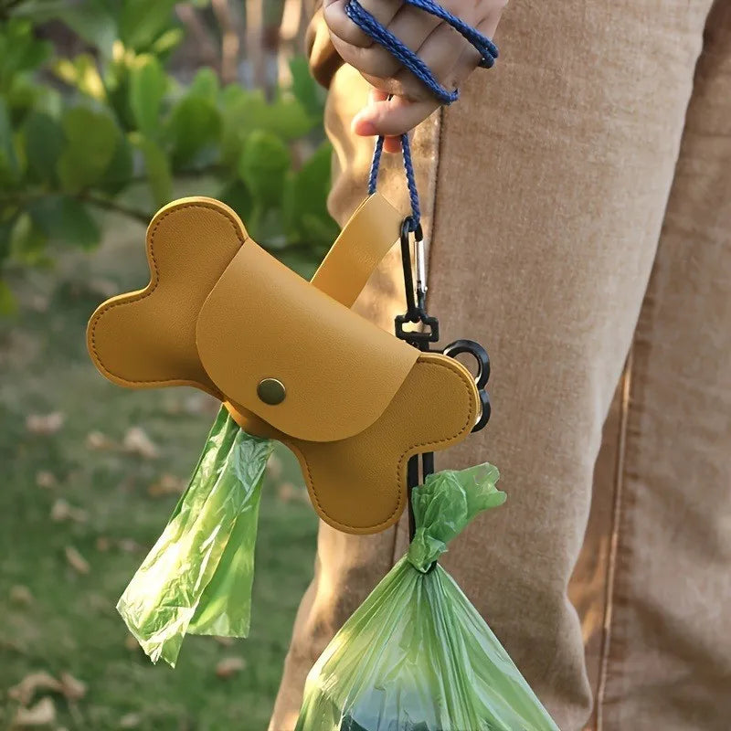 Premium Extra Thick Leak Proof Paw Print Dog Poop Bags