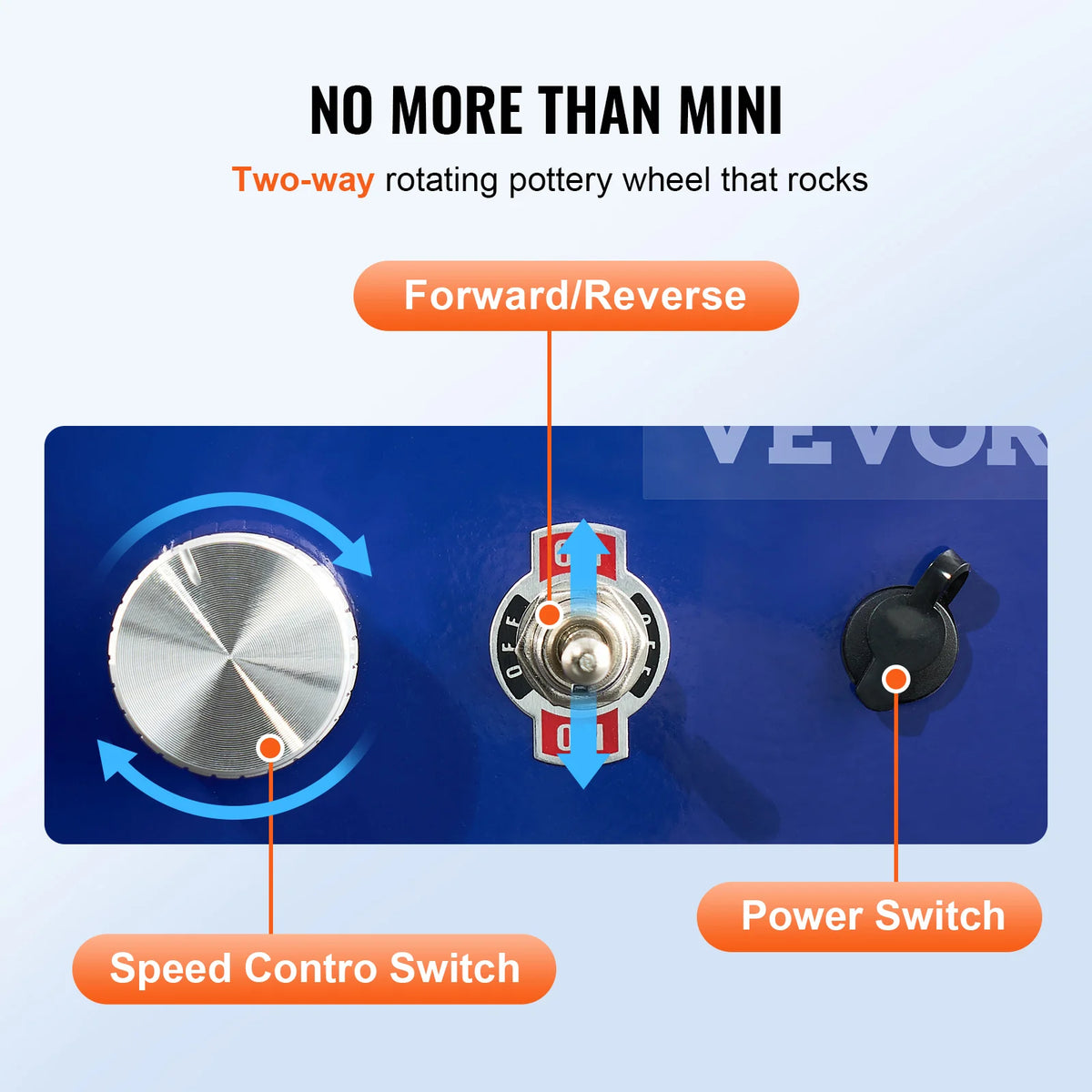 SucceBuy Mini Pottery Wheel Machine With Adjustable Speed And Basin