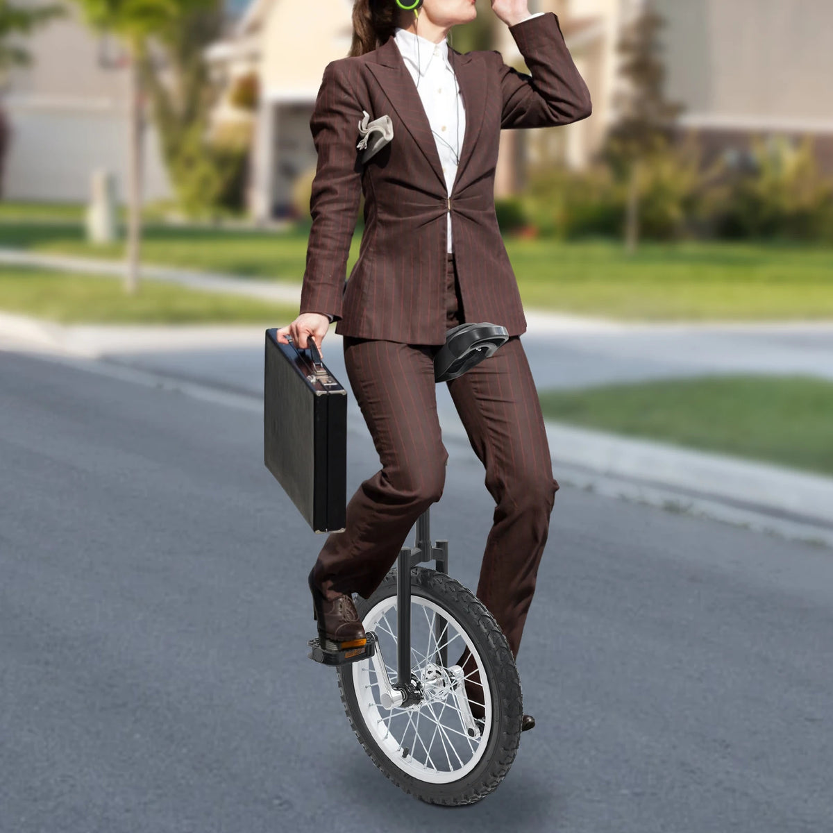 Manganese Steel Unicycle For Balance And Fitness Training