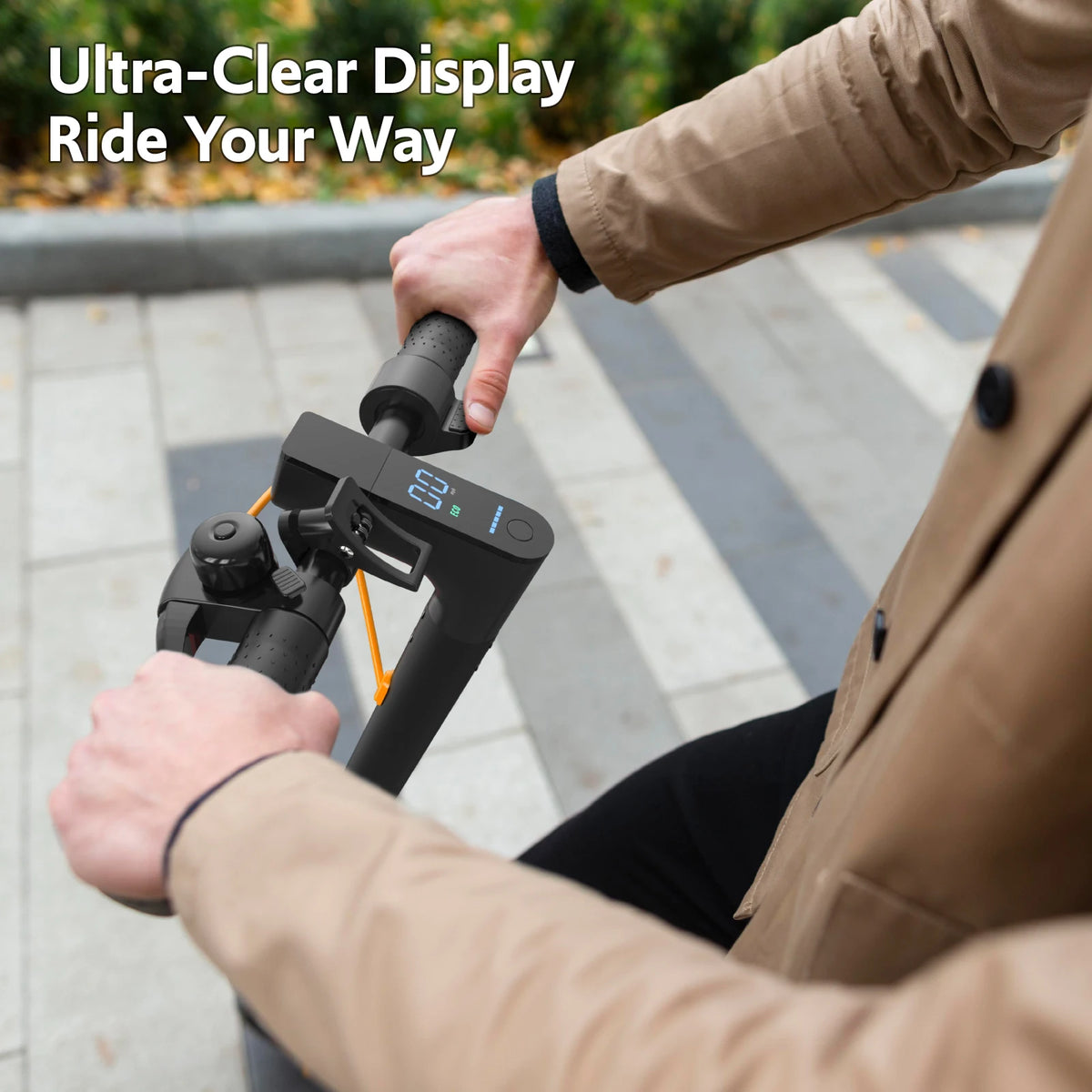 Osboo Folding Electric Scooter With 550W Motor And Dual Brakes