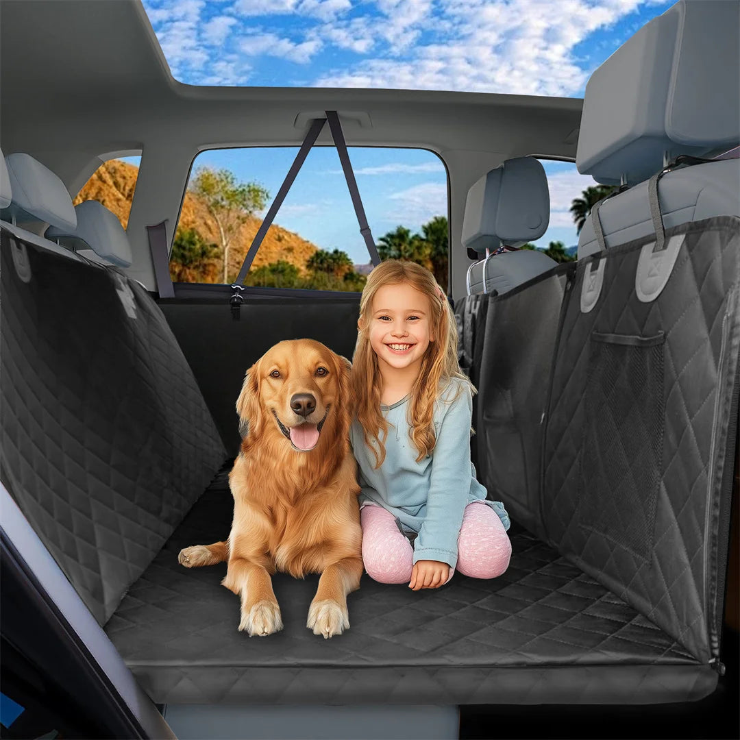 BINGOPAW Waterproof Dog Car Seat Cover and Travel Hammock Extender