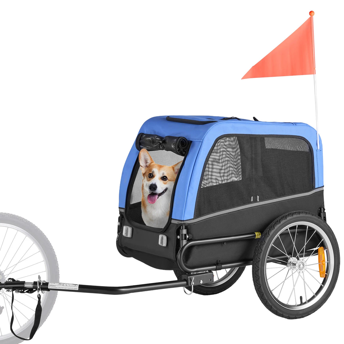 Durable Dog Bike Trailer Quick Release Coupler Secure Pet Cart