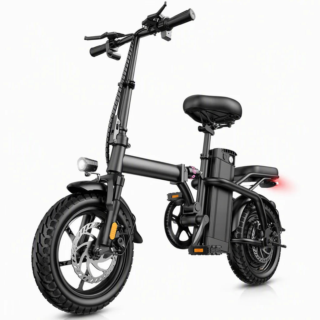 Folding Electric Bike With Brushless Motor And Triple Shock Absorption