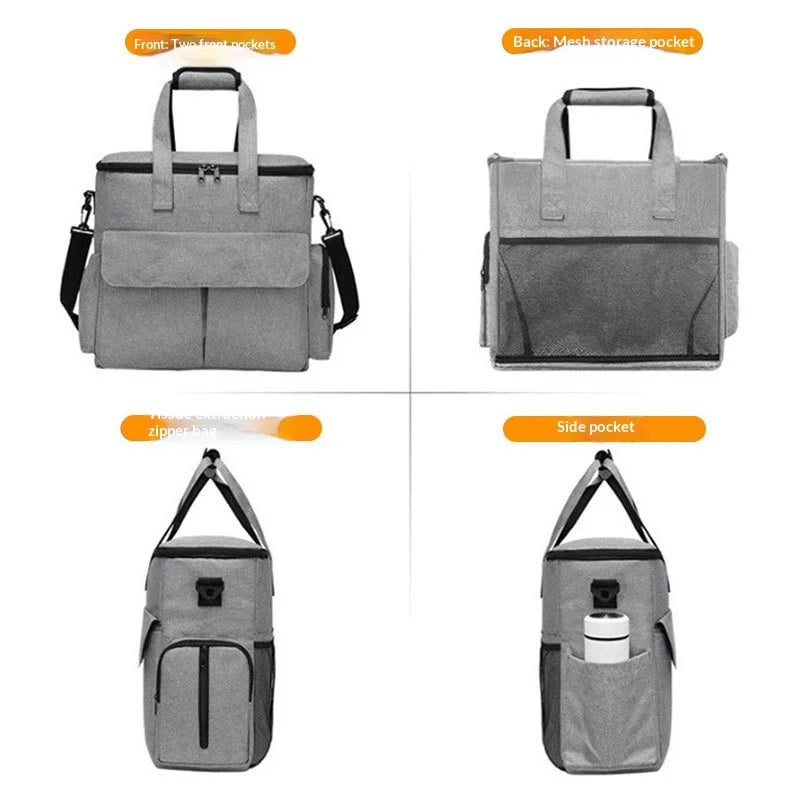 Pet Travel Backpack With Foldable Food And Snack Pouch
