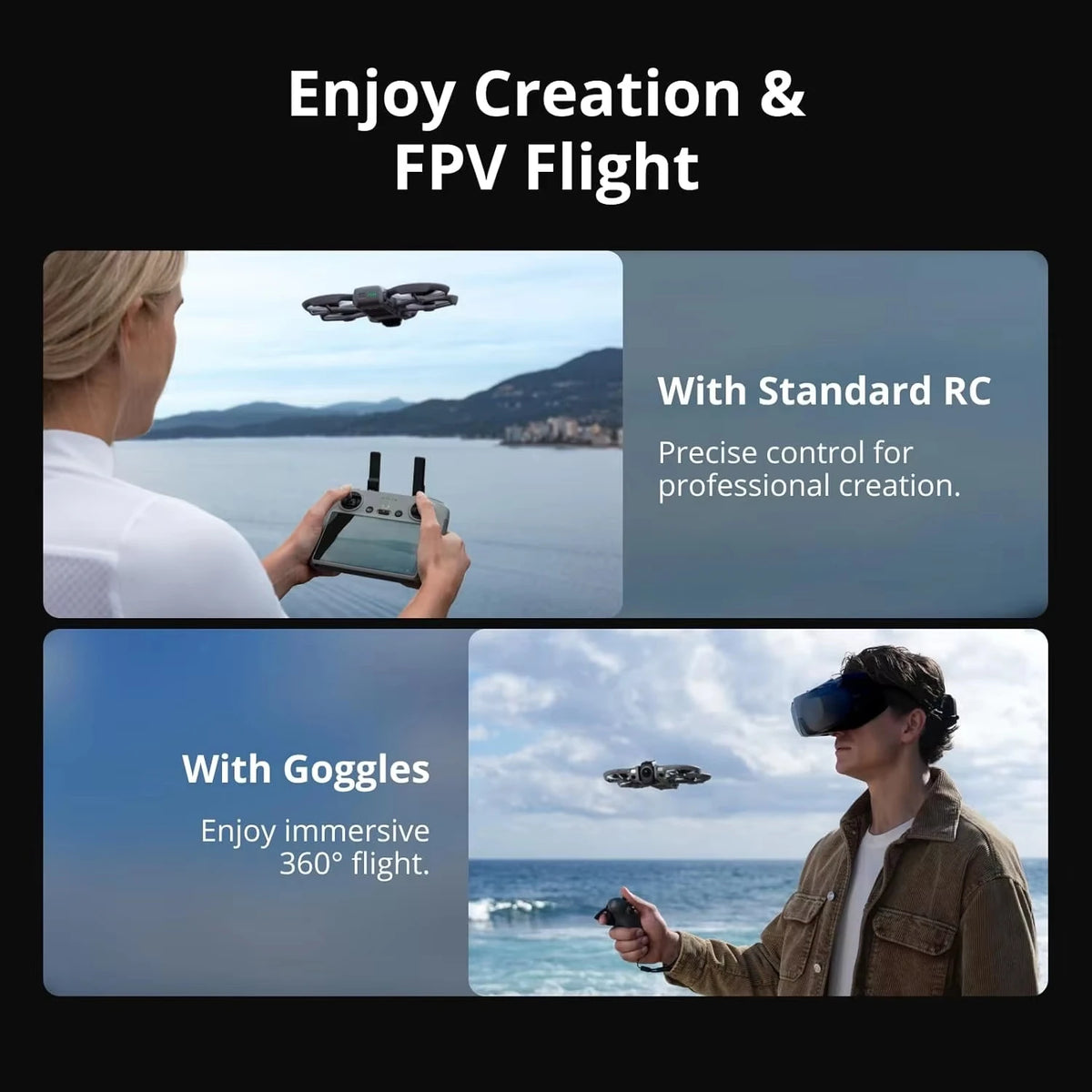 DJI Avata 360 FPV Drone With 8K Imaging And Controller