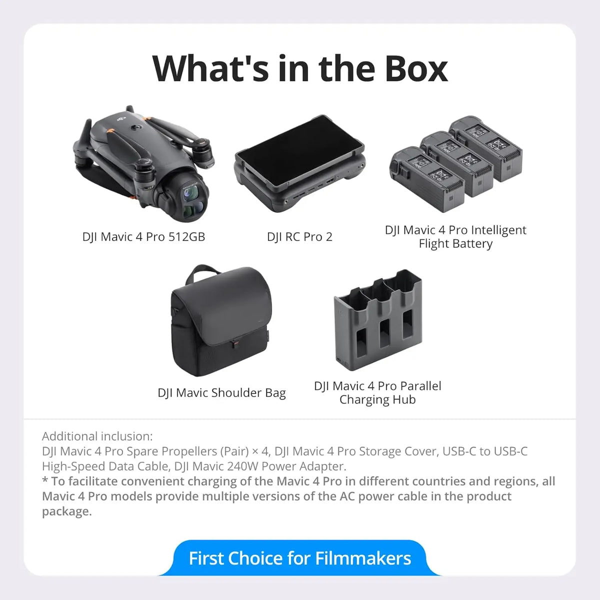 Refurbished DJI Mavic 4 Pro Tri-Camera Professional Camera Drone