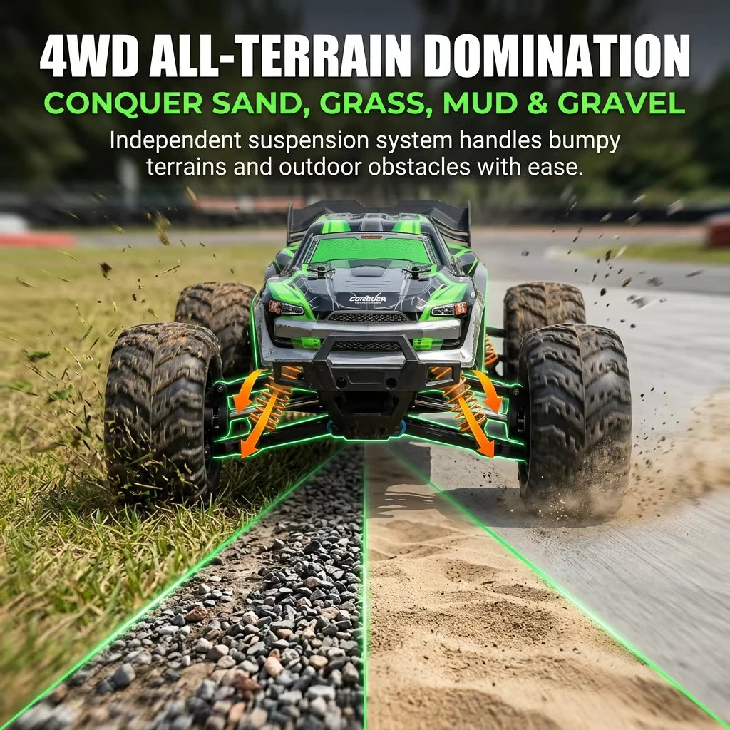 WLtoys 4WD Off Road Remote Control Monster Truck Toy