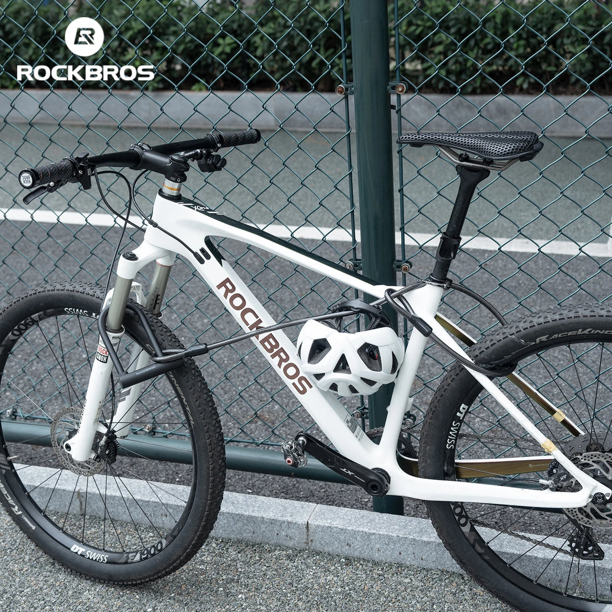 Rockbros Anti Theft U Lock With Silicone Waterproof Shell