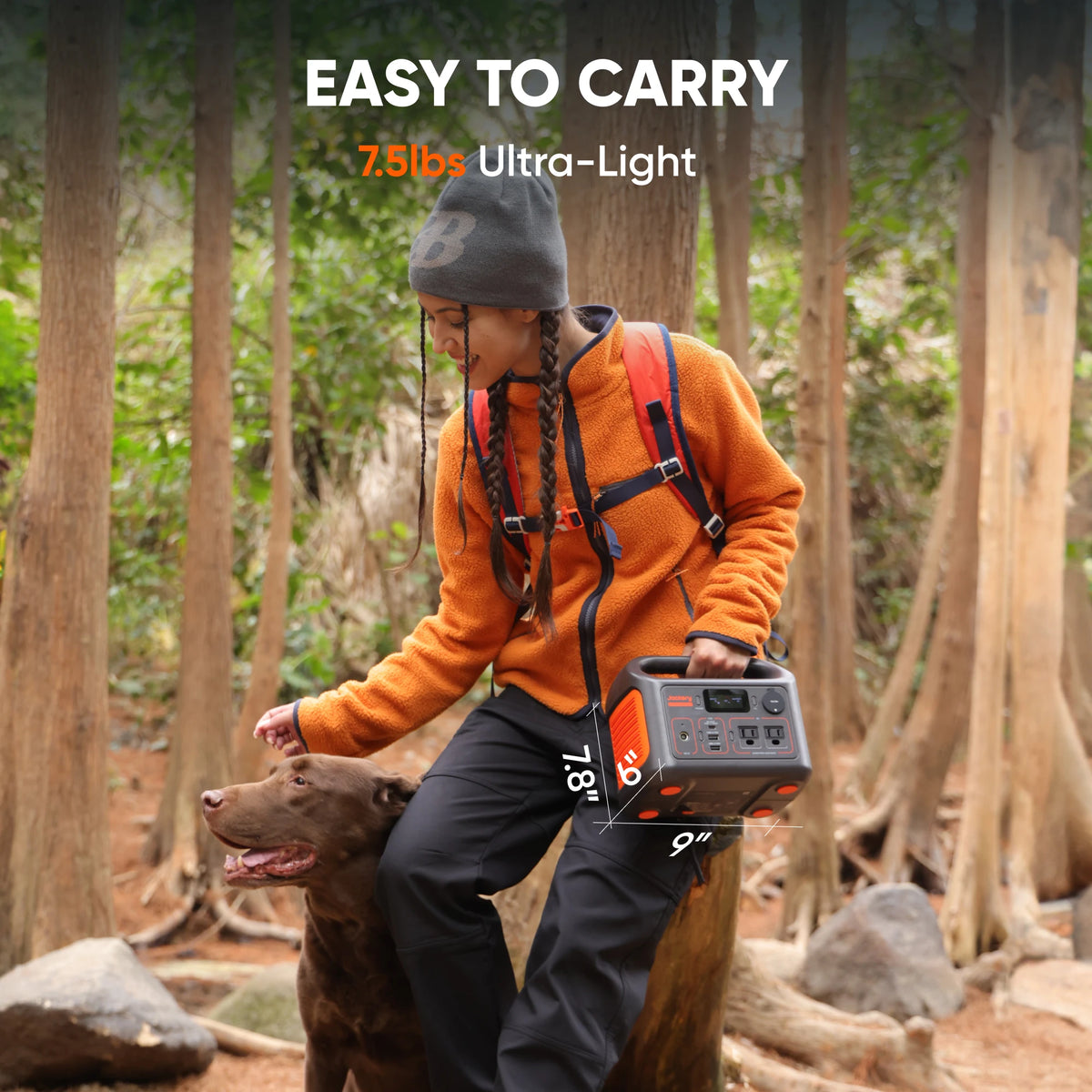 Jackery Explorer 300 Portable Power Station With Extension Cord