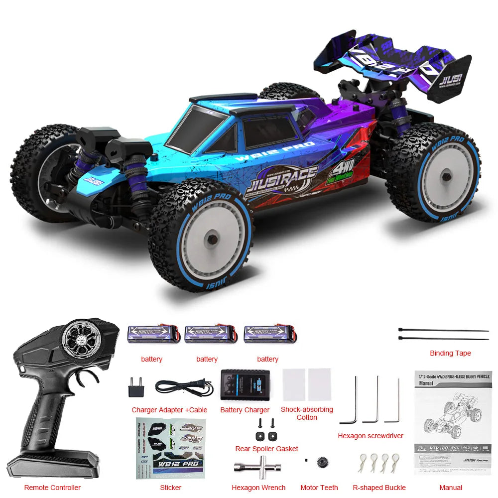 JIUSI WB12 Pro Brushless 4WD Off Road Remote Control Car