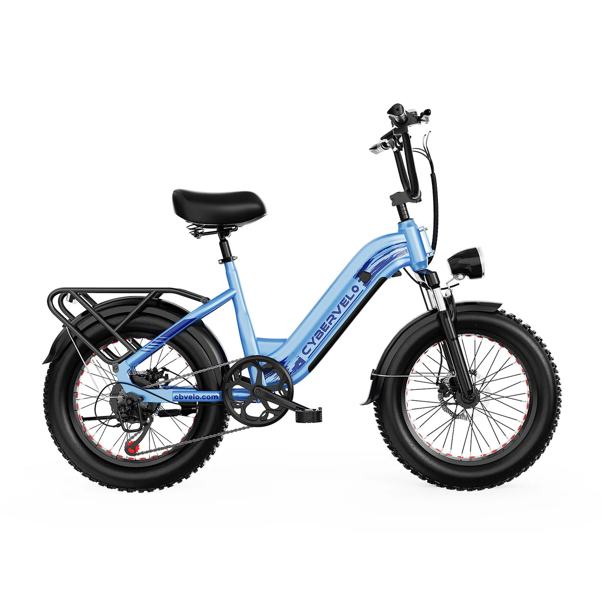 Cybervelo Electric Bike Step Through Commuter With Long Range Battery