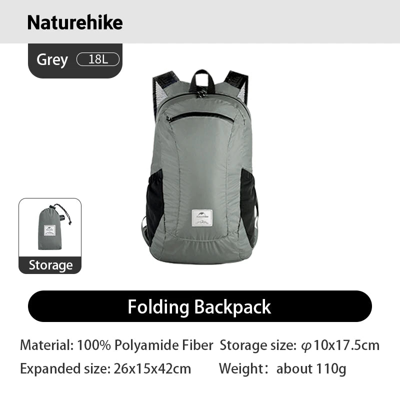 Naturehike Ultralight Waterproof Nylon Backpack For Outdoor Camping Hiking