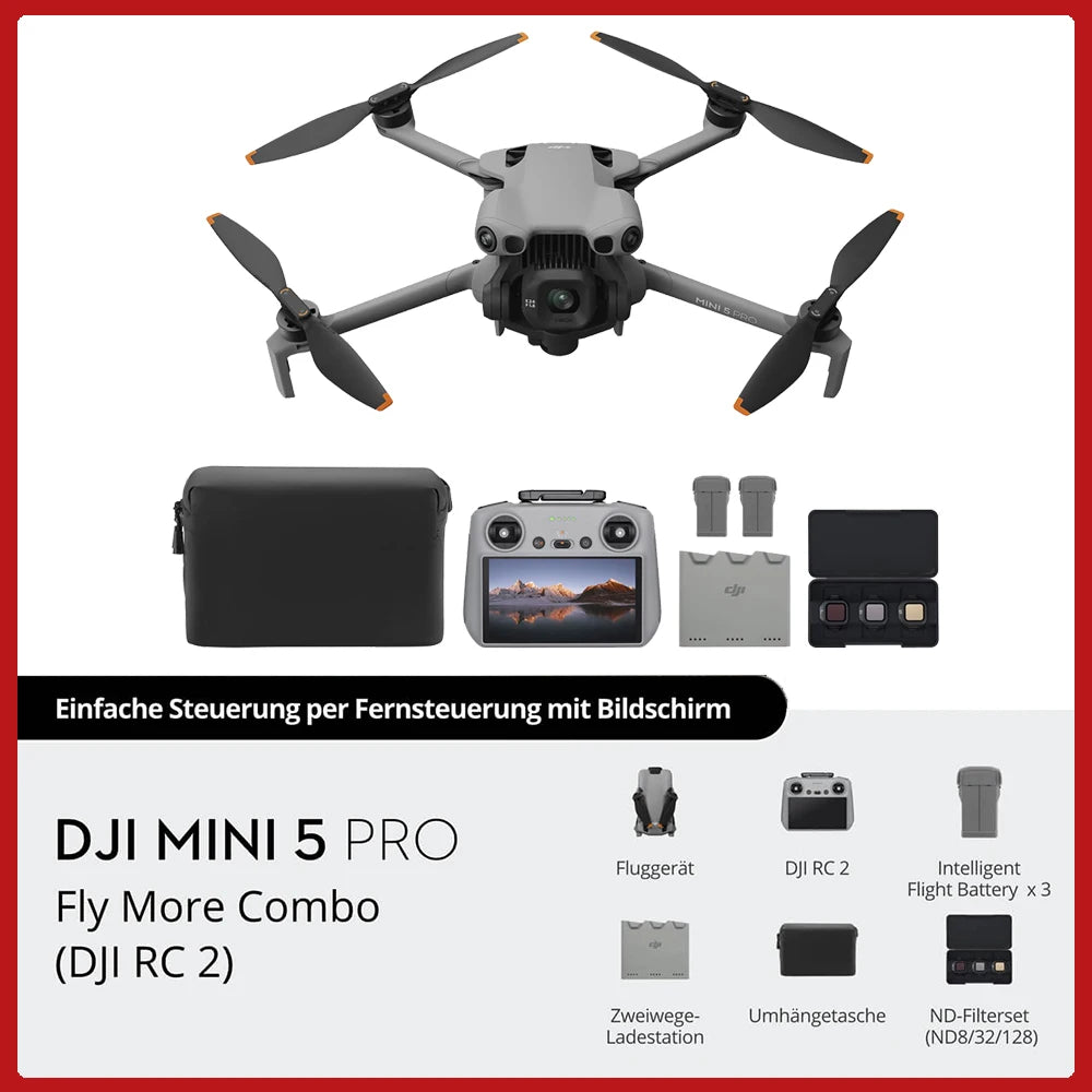DJI Mini 5 Pro With 4K Camera And Tracking System
