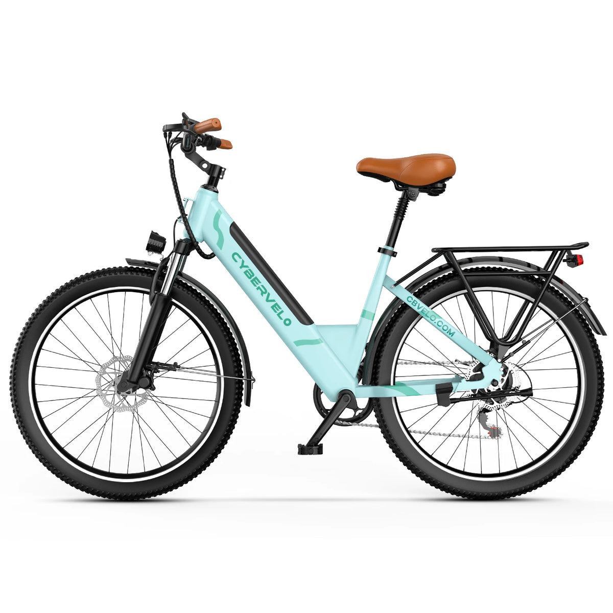 Cybervelo Urban Commute 1000W Electric Bike With Detachable Battery