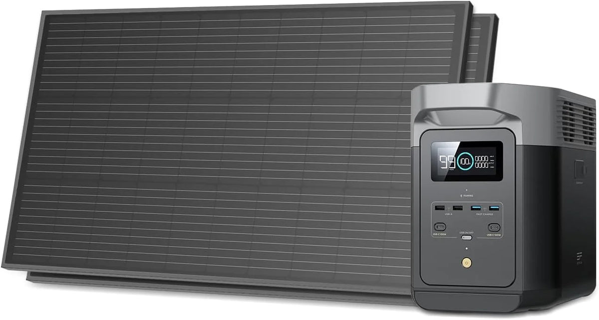 EcoFlow DELTA 3 Portable Solar Generator Power Station