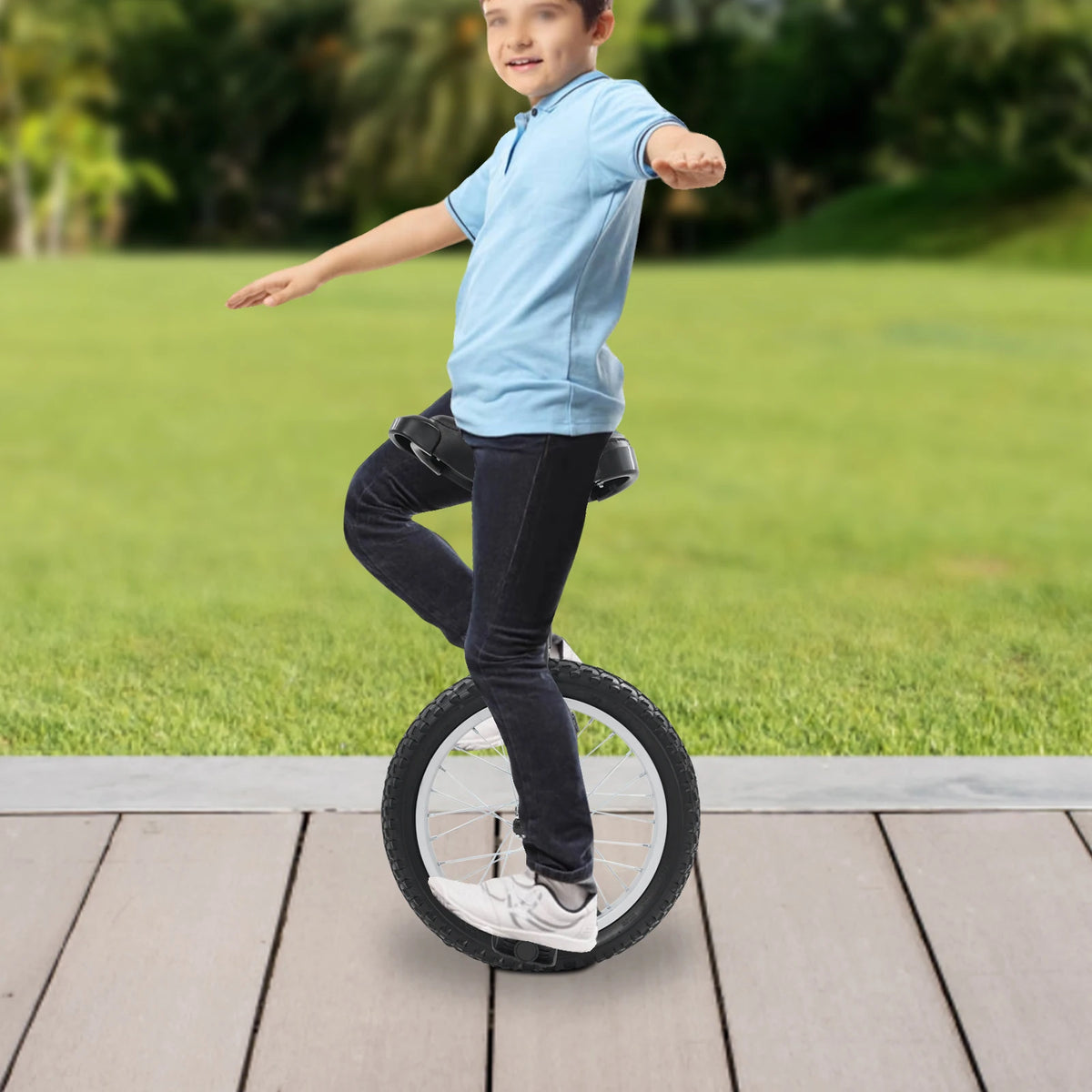 Manganese Steel Unicycle For Balance And Fitness Training