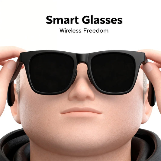 2026 AI Shooting Smart Glasses Video Recorder Voice Assistant Music Bluetooth Connectivity Anti Blue-Light D11 Plus Sunglasses