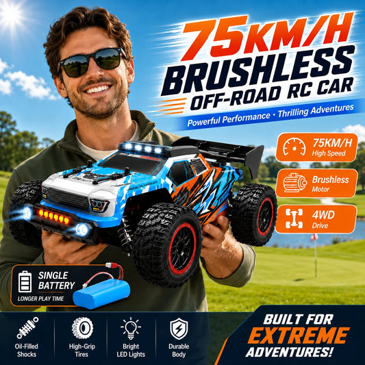 ZNLYRION Brushless RC Truck With Full Metal Gear Differential