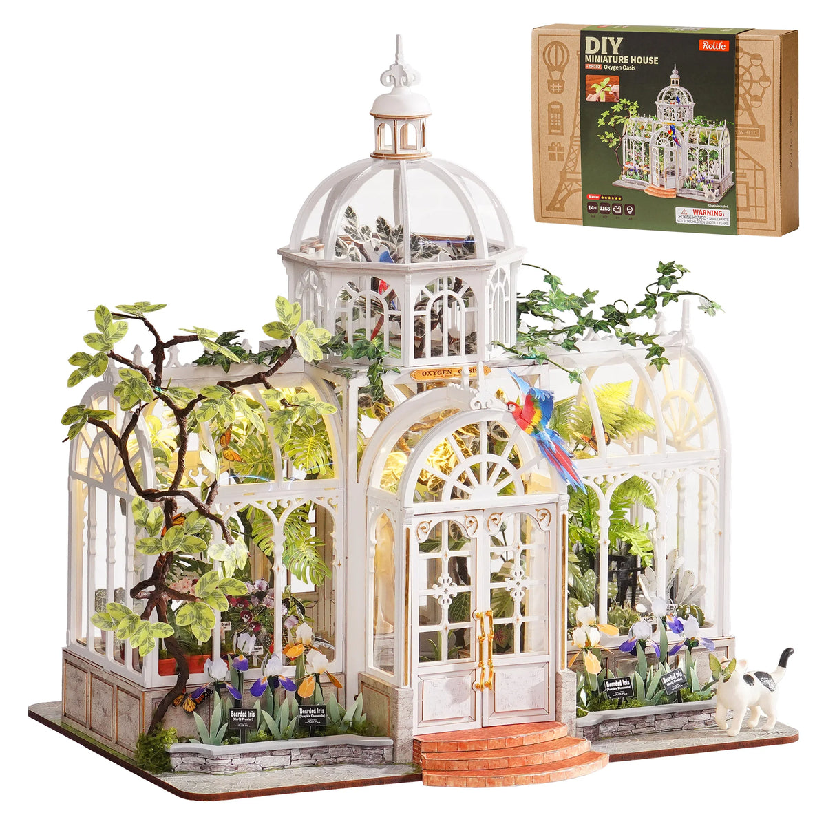 Rolife Oxygen Oasis Wooden Dollhouse DIY Craft Kit