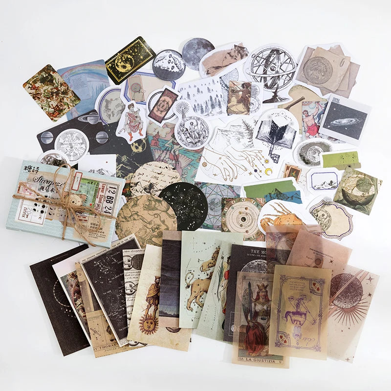 Yoofun Vintage Mushroom Plant And Butterfly Stickers For Journals