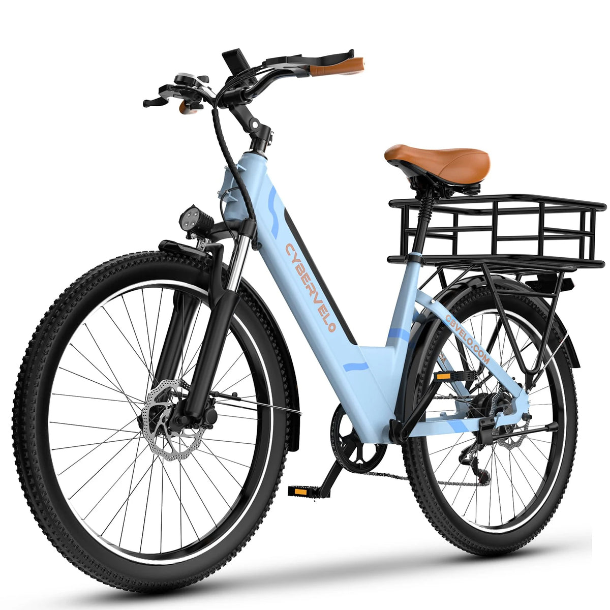 Cybervelo Urban Commute 1000W Electric Bike With Detachable Battery