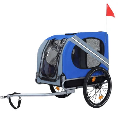 Foldable Pet Bicycle Trailer for Cycling and Outdoor Adventures