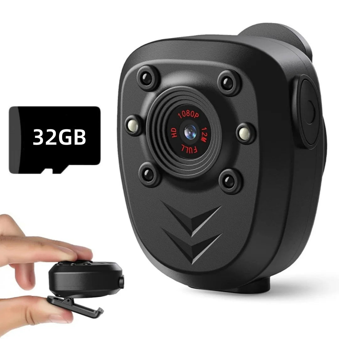 Kaysunlink Mini Body Camera Night Vision Loop Record 1080P
