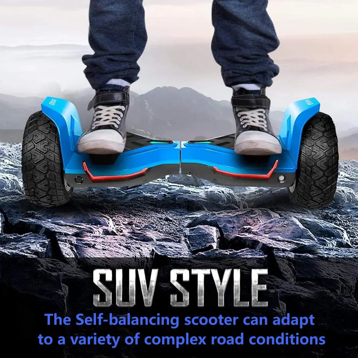 Premium Off Road Self Balancing Electric Scooter With Led Speaker