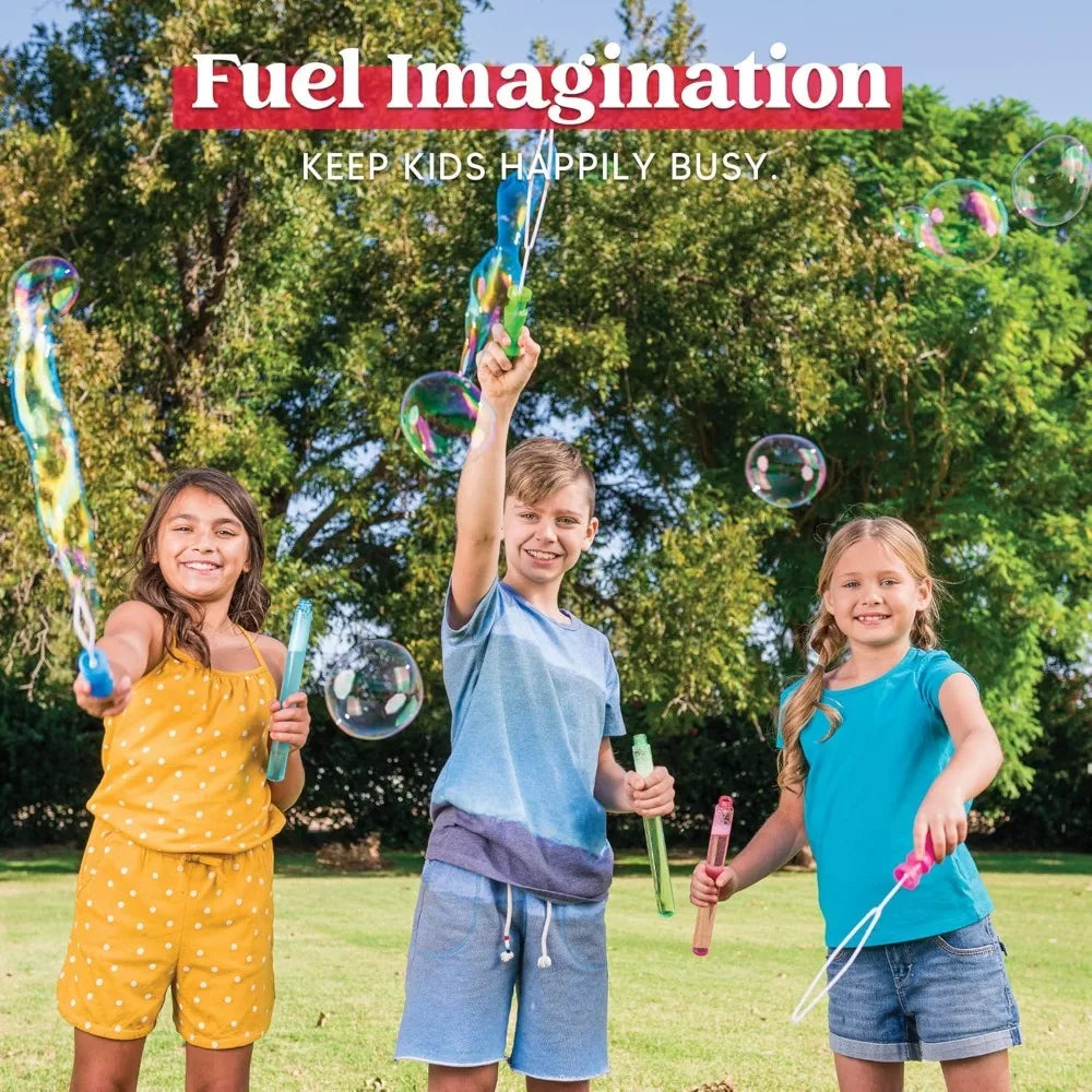 Joyfy Bubble Wands Bulk Set For Kids Outdoor Play Fun