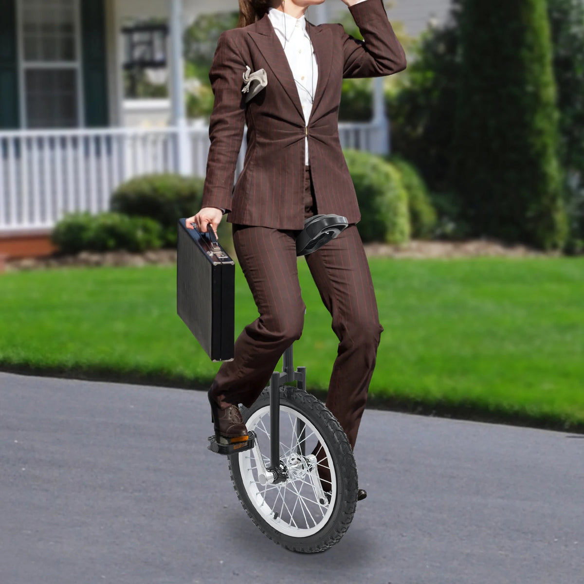 Manganese Steel Unicycle For Balance And Fitness Training