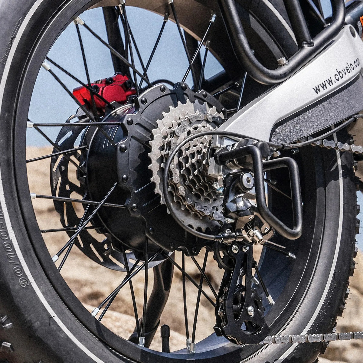 CBVELO EK6 Max 3000W Peak Folding Fat Tire Electric Bike