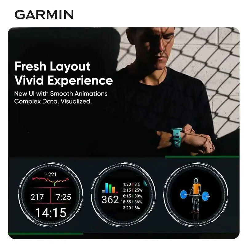 Garmin Forerunner 265 GPS Fitness Smartwatch AMOLED Display