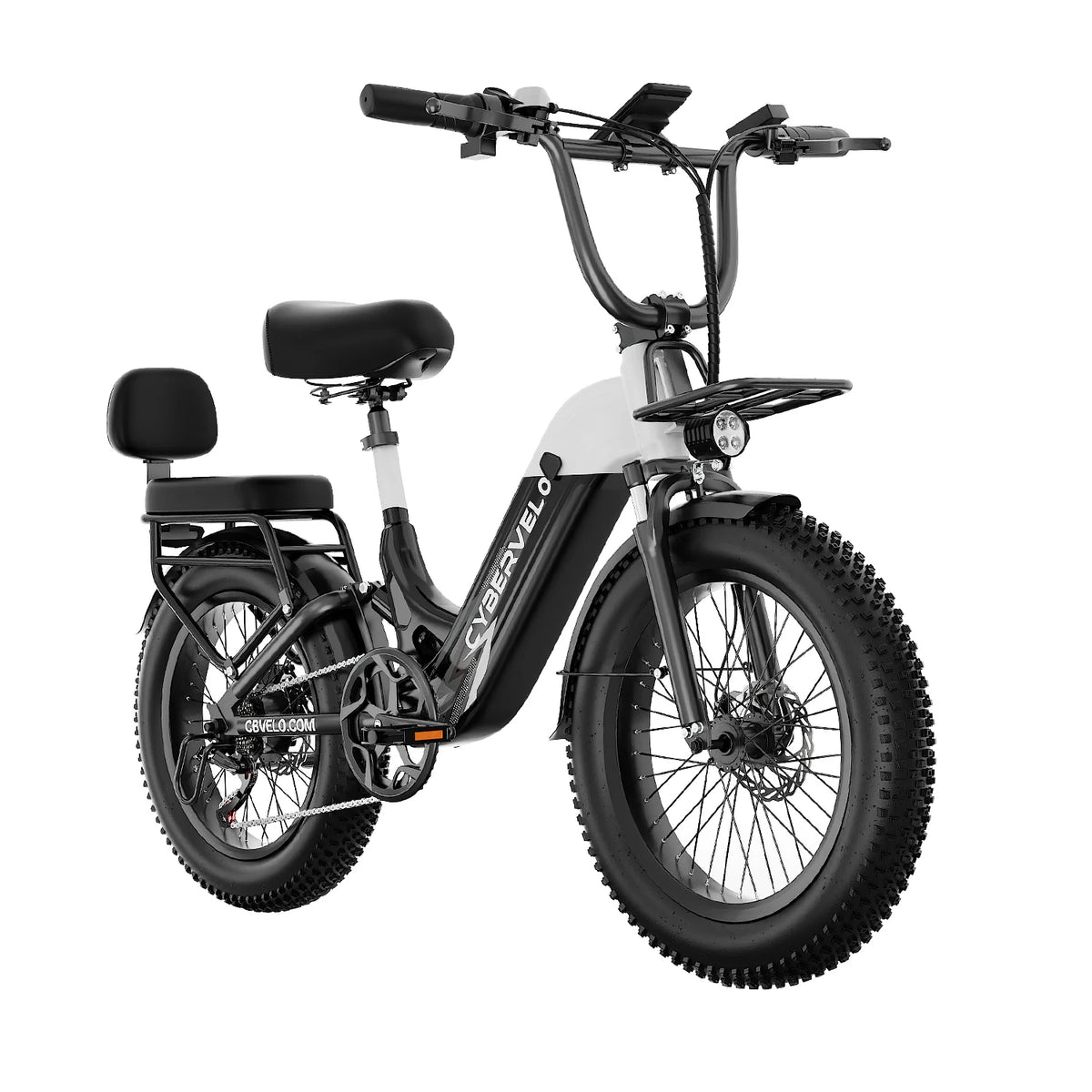 Cybervelo Electric Bike Step Through Commuter With Long Range Battery