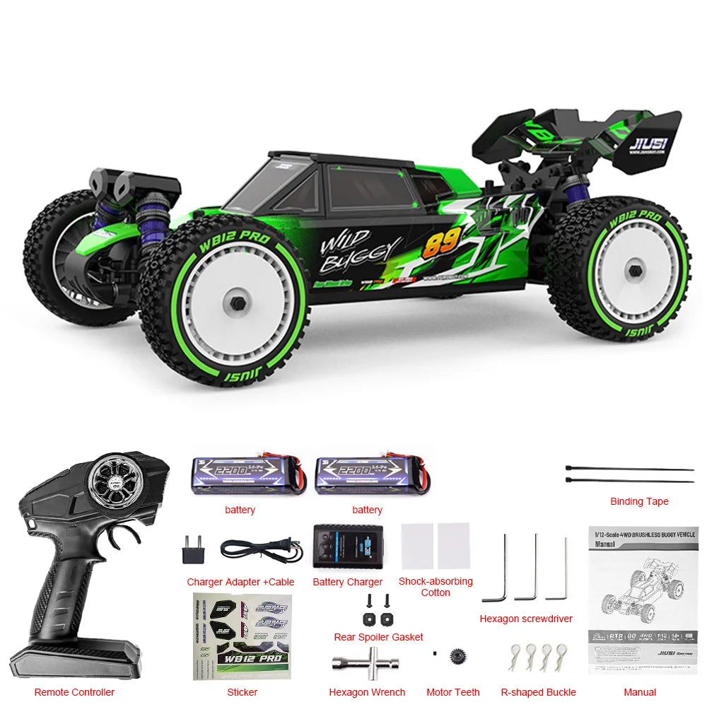 JIUSI WB12 Pro Brushless 4WD Off Road Remote Control Car